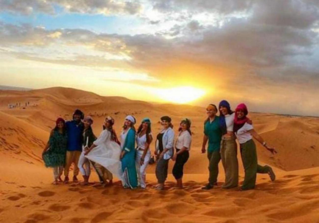 Sahara Traveling Camp Hotel เมอร์ซูกา ภายนอก รูปภาพ
